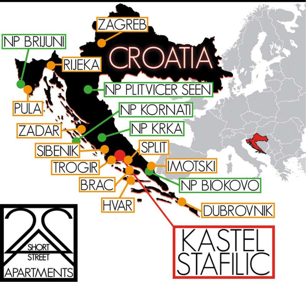 Short Street Apartments Kaštela Εξωτερικό φωτογραφία